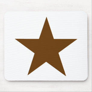 Star Brown The MUSEUM Zazzle Gifts Mouse Mat