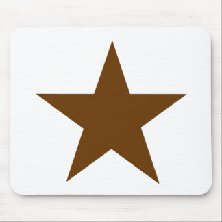 Star Brown The MUSEUM Zazzle Gifts Mouse Mat
