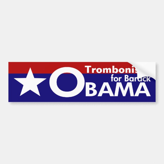 Star Bumper Sticker for Barack Obama (Front)