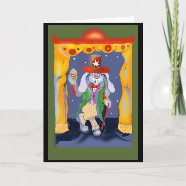 * Star Bunny * Holiday Card (Front)