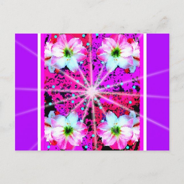 Star Burst Fantasy Design by Sharles Postcard (Front)