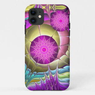 Star burst, fractal abstract iPhone 11 case