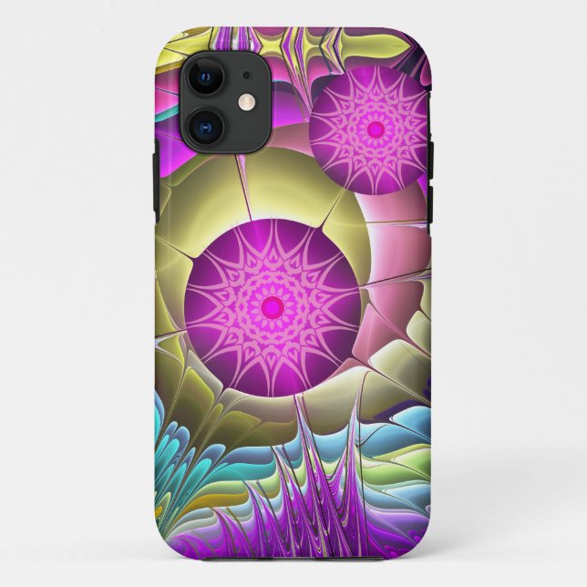 Star burst, fractal abstract Case-Mate iPhone case (Back)