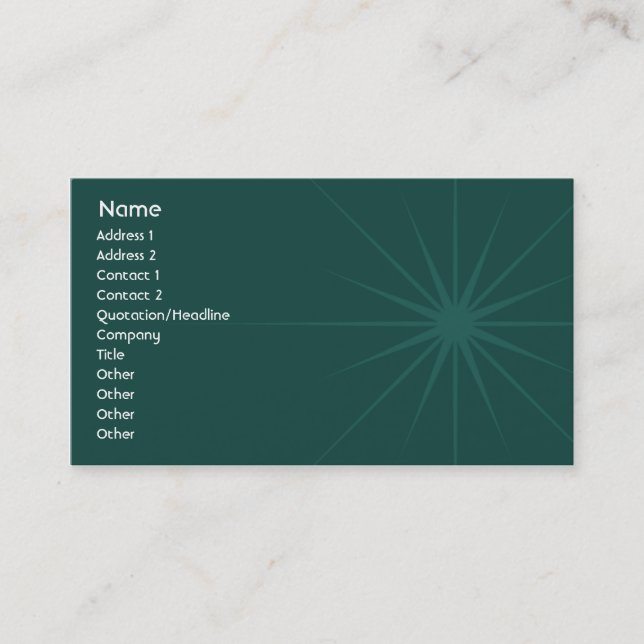 Star - Business Card (Front)