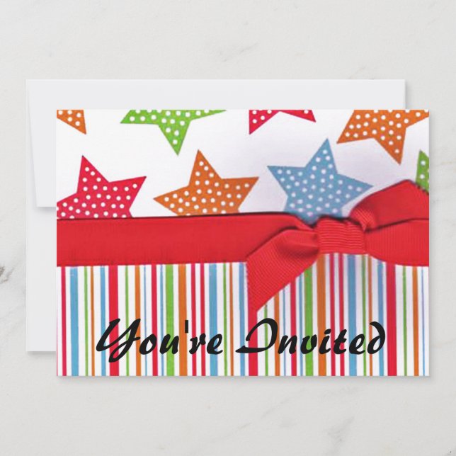 Star Card Invitation (Front)