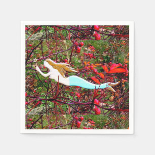 star carrying mermaid napkin