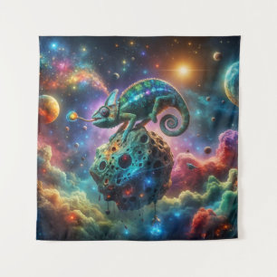 Star-Catching Cosmic Chameleon Tapestry