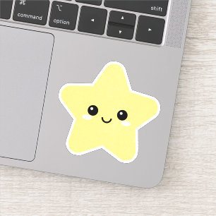 Star Character Vinyl Sticker for Water Bottle etc