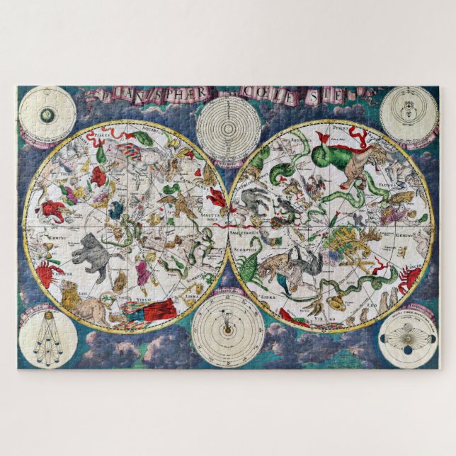 Star chart jigsaw puzzle (Horizontal)