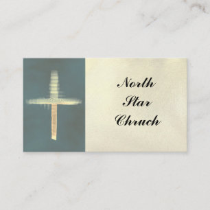 Star Christian Light Cross business card