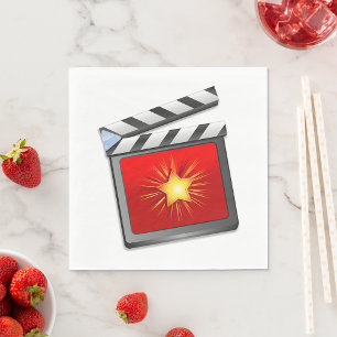 Star Clapper Board Napkin