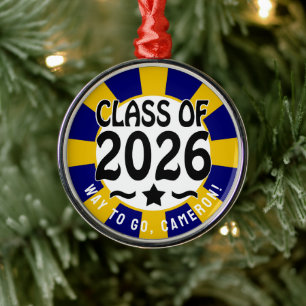 Star Class of 2026 Graduation Metal Tree Decoration