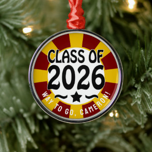 Star Class of 2026 Graduation Metal Tree Decoration
