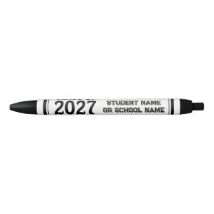 Star Class of 2027 Graduation Black Ink Pen