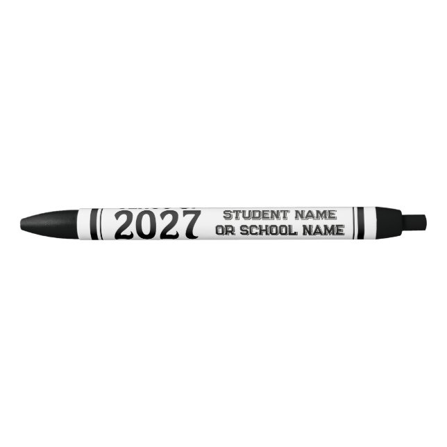 Star Class of 2027 Graduation  Black Ink Pen (Front)