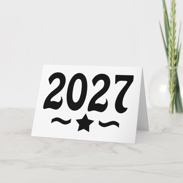 Star Class of 2027 Graduation Card (Front)