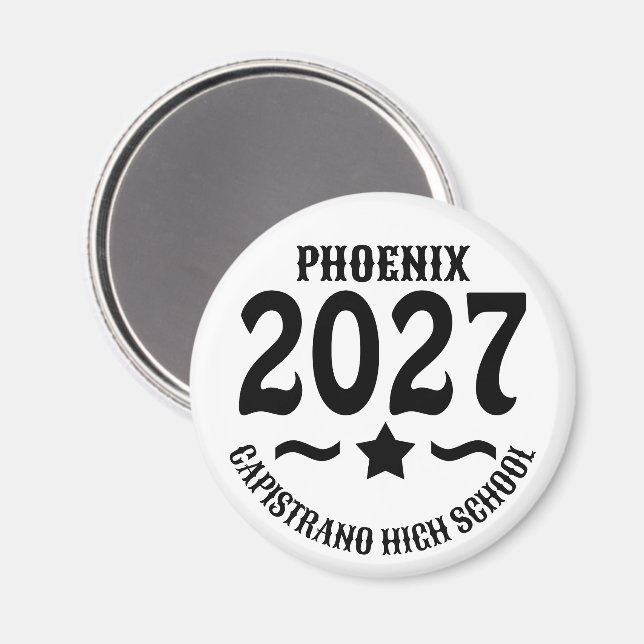 Star Class of 2027 Graduation Magnet (Front/Back)