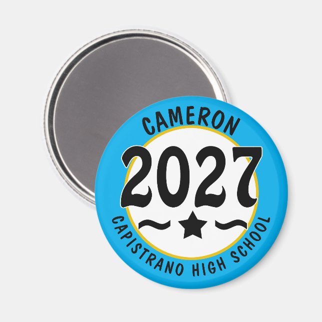 Star Class of 2027 Graduation Magnet (Front/Back)