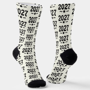 Star Class of 2027 Graduation Socks