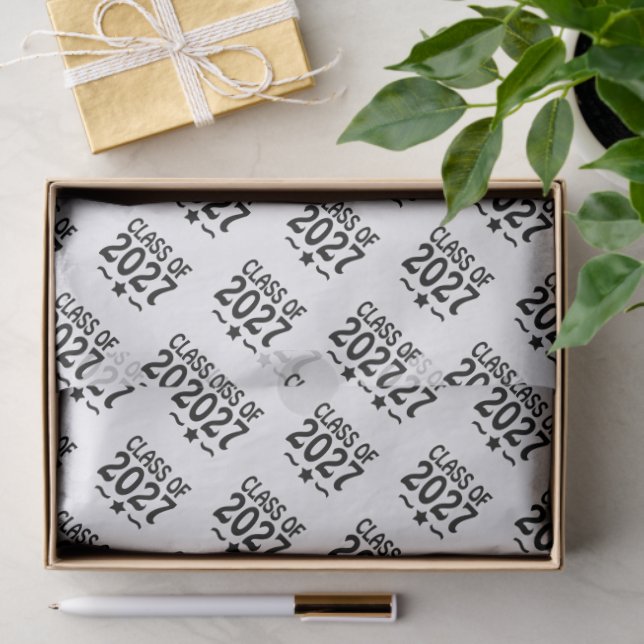 Star Class of 2027 Graduation Tissue Paper (Gift)