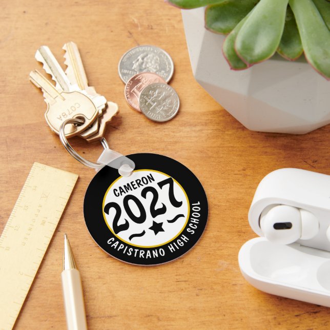 Star Class of 2027 Photo Graduation Key Ring (Desk)