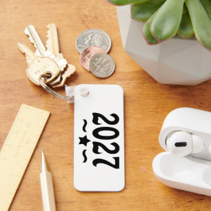 Star Class of 2027 Photo Graduation Key Ring