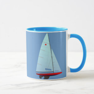 Star Class Racing Sailboat Mug