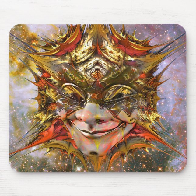 Star Clown Mouse Mat (Front)