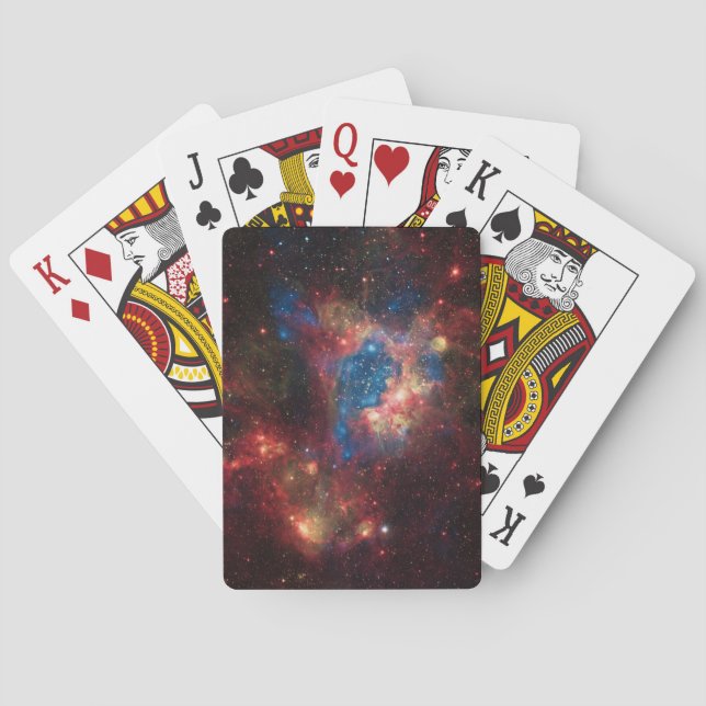 Star Cluster NGC 1929 Playing Cards (Back)