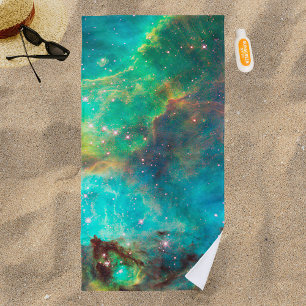 Star Cluster NGC 2074 in Cosmic Cloud Beach Towel
