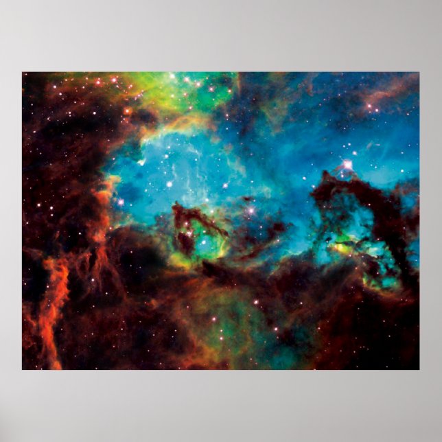 Star Cluster NGC 2074 Tarantula Nebula Space Photo Poster (Front)