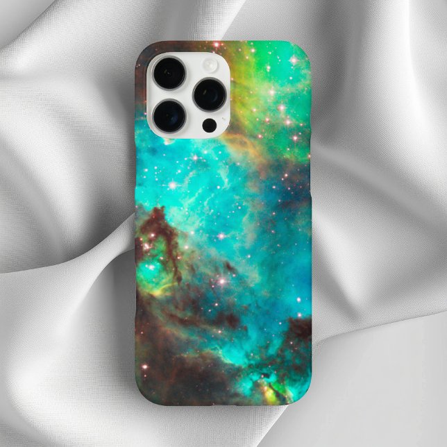 Star Cluster NGC 2074 Turquoise Space Photo Case-Mate iPhone Case (Star Cluster NGC 2074 Turquoise Space Photo Case-Mate iPhone Case)