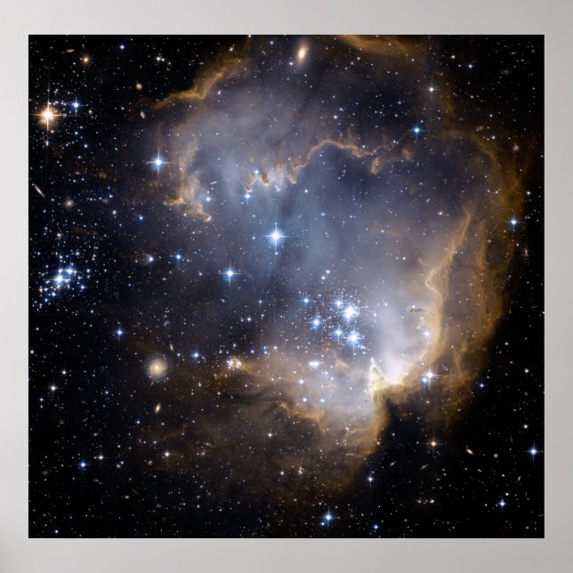 Star cluster NGC 602. Poster (Front)