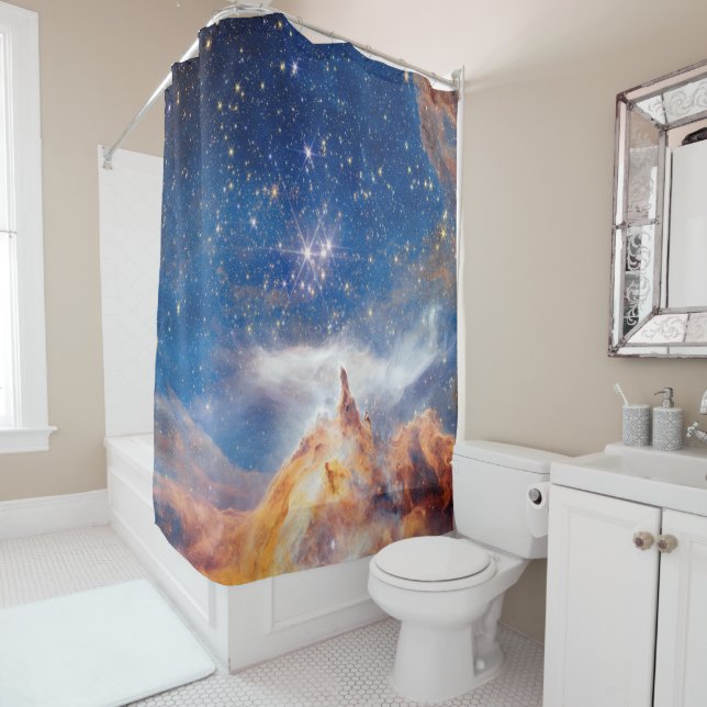 Star Cluster Pismis 24 Shower Curtain (In Situ)