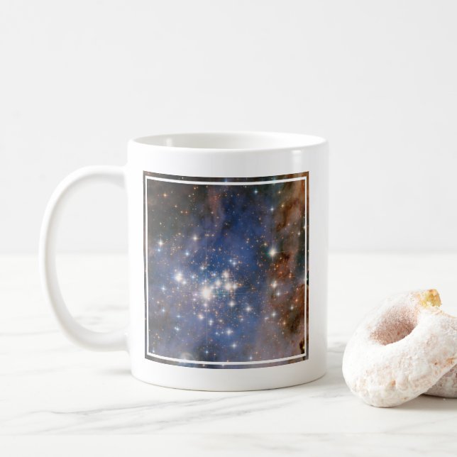 Star Cluster Trumpler 14. Coffee Mug (With Donut)