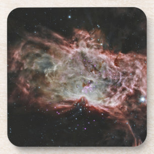 Star Clusters In The Centre Of The Flame Nebula. Coaster