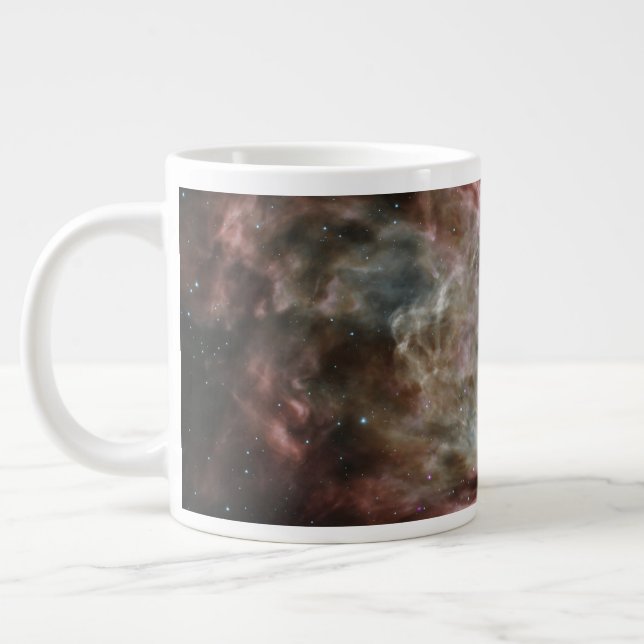 Star Clusters In The Centre Of The Flame Nebula. Large Coffee Mug (Left)
