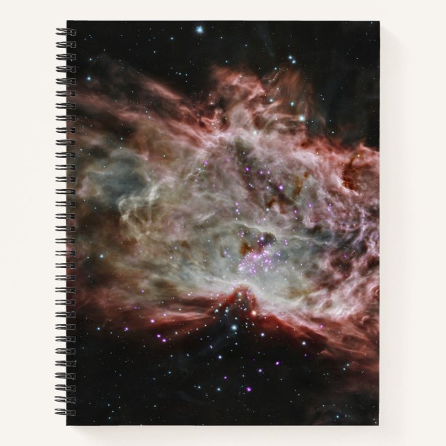 Star Clusters In The Centre Of The Flame Nebula. Notebook (Front)