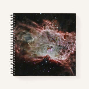 Star Clusters In The Centre Of The Flame Nebula. Notebook