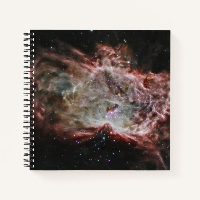 Star Clusters In The Centre Of The Flame Nebula. Notebook (Front)