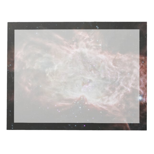 Star Clusters In The Centre Of The Flame Nebula. Notepad (Front)