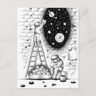 Star collector postcard