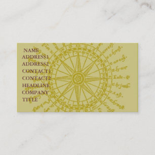 STAR COMPASS DESIGN BUSINESS/PROFILE CARD