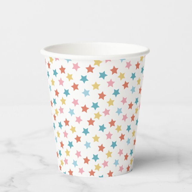 Star Confetti (Retro) Paper Cups (Front)