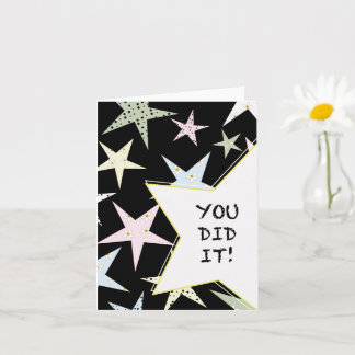 Star Congratulations Card