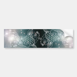 star constellation zodiac astrology Zodiac  Pisces Bumper Sticker