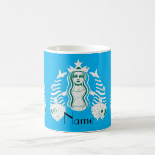 Star-Crown Queen Mermaid Thunder_Cove Coffee Mug