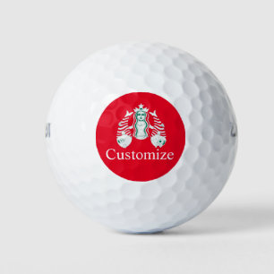 Star-Crown Queen Mermaid Thunder_Cove Golf Balls