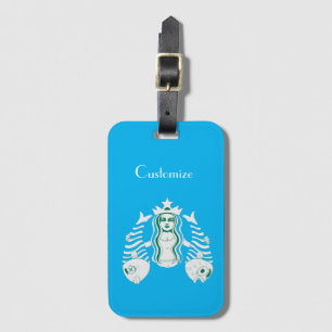 Star-Crown Queen Mermaid Thunder_Cove  Luggage Tag