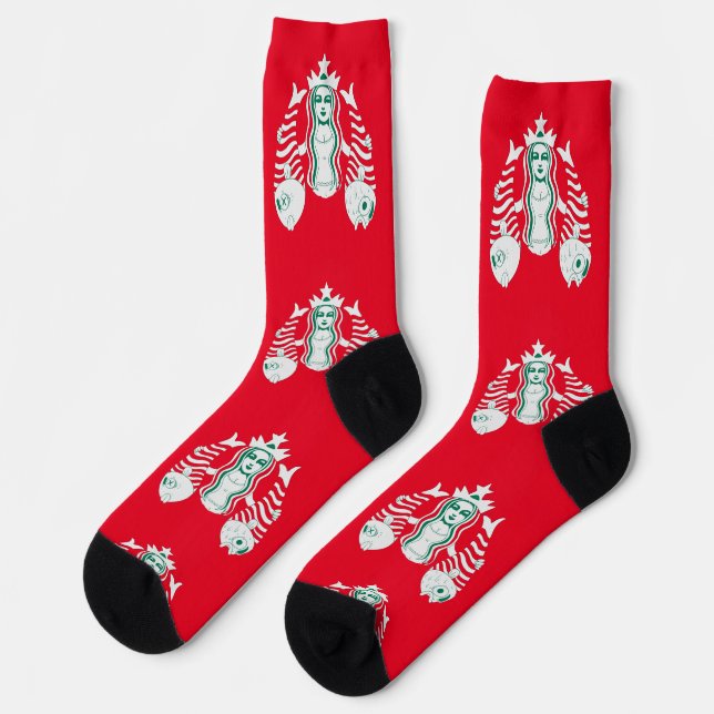 Star-Crown Queen Mermaid Thunder_Cove   Socks (Left)